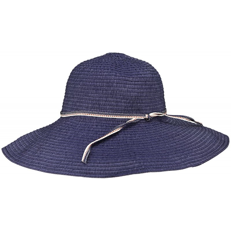 Fedoras Womens Janet Resort Sun Hat - Navy - CB18048XCD7 $67.65