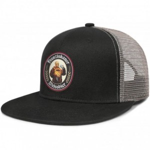 Baseball Caps Unisex Flat Hat Franziskaner-Weissbier- Lightweight Comfortable Adjustable Trucker Hat - Charcoal-gray-60 - CO1...