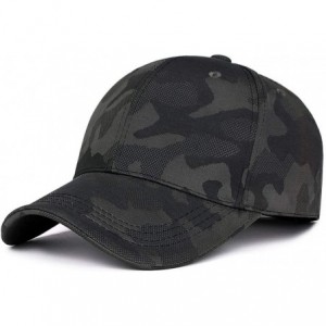 Baseball Caps Unisex Men Women Camouflage Baseball Cap Snapback Hat Hip-Hop Adjustable Caps (Green) - Green - CC18MC3OTTO $7.59