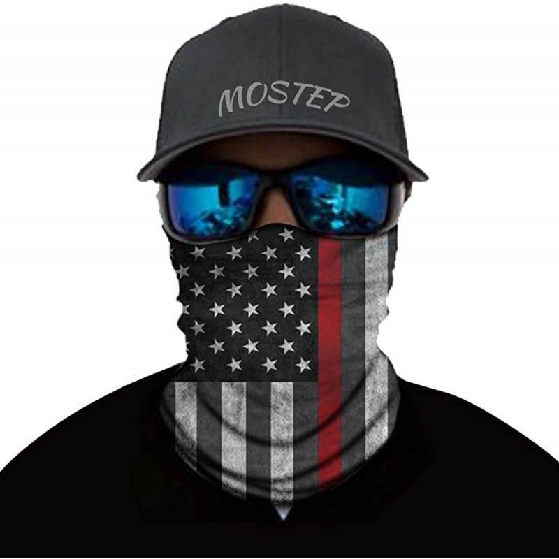 Balaclavas MOSTEP Balaclava Sweatband Motorcycling Resistence - Flag-1 - CI18R3XTUOC $8.11