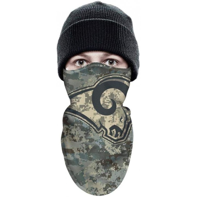 Balaclavas Half Balaclava Fleece Winter Warm Camouflage Camo Winter Face Mask for Mens Womens - White-13 - C518NX00XMO $14.18