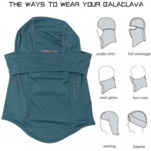 Balaclavas Balaclava Face Mask Multifunction UV Protection UPF50++- Neck Gaiter-Bandana-Headwear-Advanced Fabric - C618T2SCQG...