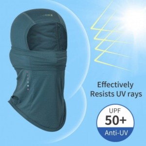 Balaclavas Balaclava Face Mask Multifunction UV Protection UPF50++- Neck Gaiter-Bandana-Headwear-Advanced Fabric - C618T2SCQG...