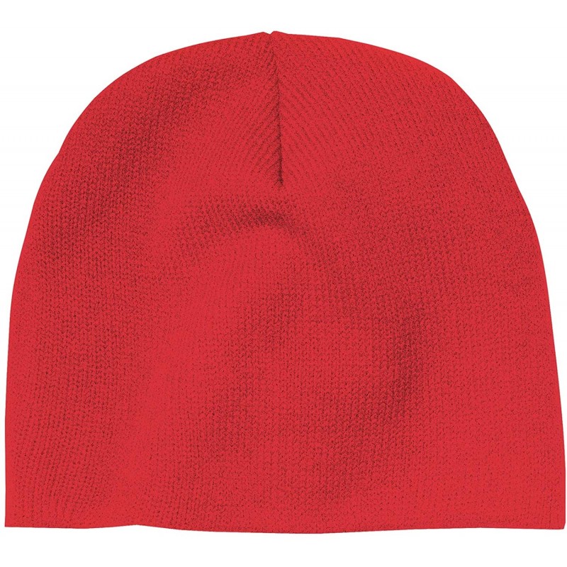 Skullies & Beanies Port & Company CP91 Beanie Cap - Athletic Red - CR18L7A3R97 $11.31