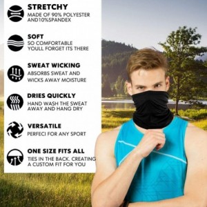 Balaclavas Breathable Bandana Cooling Cycling Fishing - Black+gray+blue - CC198DW3S9N $18.15