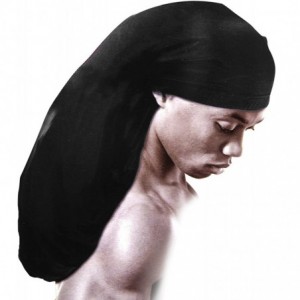 Skullies & Beanies Black Spandex Dreadloc - Super Jumbo - CL12E35E7N5 $10.41