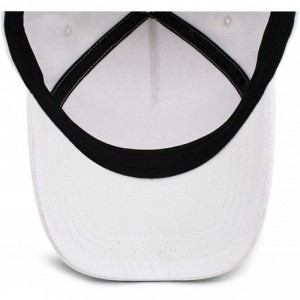 Baseball Caps Mens Womens Printing Adjustable Meshback Hat - White-2 - CJ18N00UOH3 $18.38