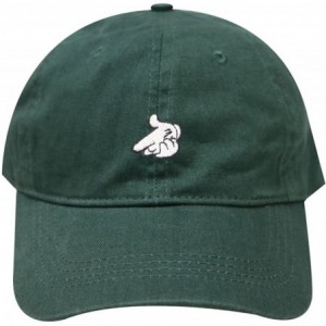 Baseball Caps Handgun Cotton Baseball Dad Cap - Hunter Green - CM17XQ88HTX $11.83