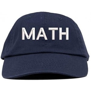 Baseball Caps Math Make America Think Harder Embroidered Low Profile Soft Crown Unisex Baseball Dad Hat - Navy - C3193442QKD ...