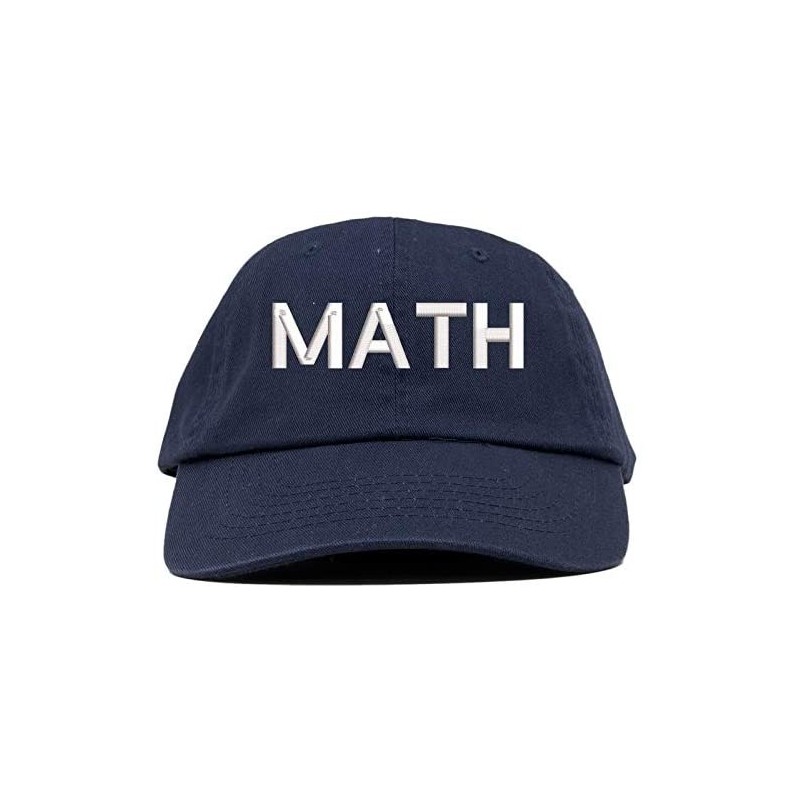 Baseball Caps Math Make America Think Harder Embroidered Low Profile Soft Crown Unisex Baseball Dad Hat - Navy - C3193442QKD ...