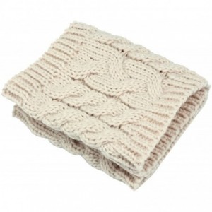 Cold Weather Headbands knitting Crochet Headband Headwrap - Beige - CG12NYZX3GY $9.04