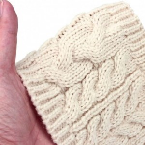 Cold Weather Headbands knitting Crochet Headband Headwrap - Beige - CG12NYZX3GY $9.04