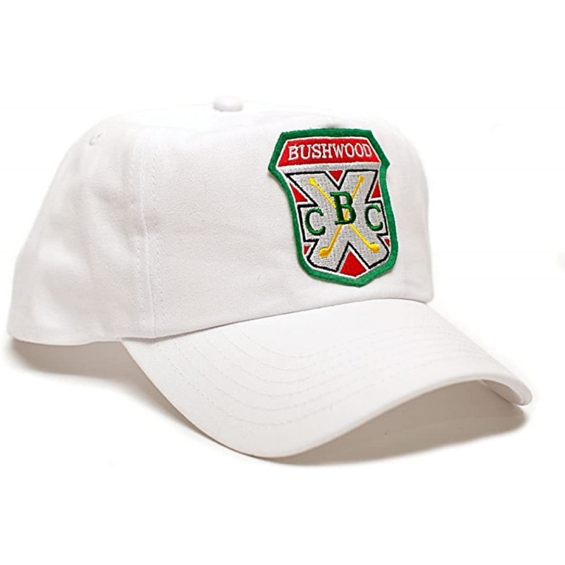 Baseball Caps Bushwood Hat Country Club Movie One Size Baseball Cap White - CF12JXMEK9T $20.41