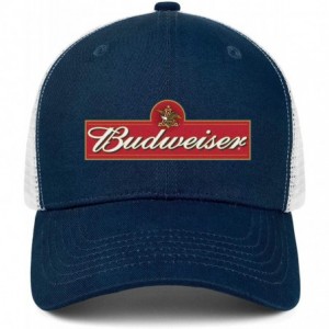 Baseball Caps Budweiser-Logos- Woman Man Baseball Caps Cotton Trucker Hats Visor Hats - Dark_blue-13 - C518WIOE9ZM $13.90