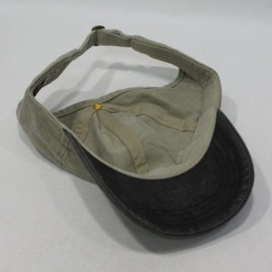 Baseball Caps Ponytail Open Back Washed Cotton Adjustable Baseball Cap - Black/Khaki - CW126053MO1 $8.88