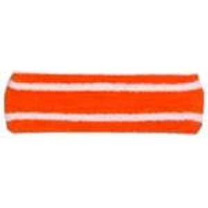 Headbands Striped Headband - Orange/White - CW11175D6LT $6.83