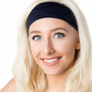 Headbands Adjustable Cute Fashion Sports Headbands Xflex Wide Hairband for Women Girls & Teens - 3pk Grey/Floral/Navy Xflex -...