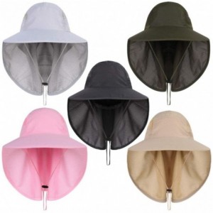 Sun Hats Sunhat Protection Outdoor Fishing - Pink - CD18W8C0OGW $9.90