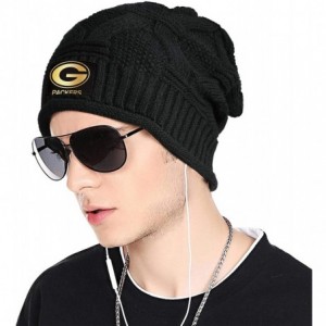 Skullies & Beanies Trendy Winter Warm Beanies Hats for Mens Women's Chunky Soft Stretch Knit Beanie Sports Knit Cap - Black-1...