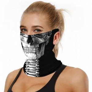 Balaclavas Face Bandana Mask Cover Scarf for Men Women Reusable Summer Dust UV Tube Neck Gaiter Ear Loops Balaclava Outdoors ...