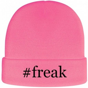 Skullies & Beanies Freak - Hashtag Soft Adult Beanie Cap - Pink - CK18AXEI8XY $34.36