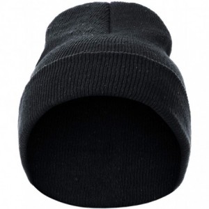 Skullies & Beanies Mens Warms Simple Acrylic Watch Hat - Dch001-black - C118IR970ND $10.61