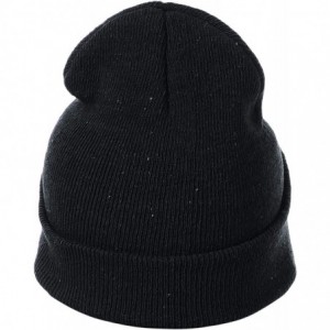 Skullies & Beanies Mens Warms Simple Acrylic Watch Hat - Dch001-black - C118IR970ND $10.61