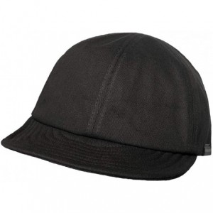 Baseball Caps Adjustable Drawstring Baseball Cap Short Brim Trucker Hat Unisex Cotton Dad Cap - B-dy01-black - C418YN7ZQH7 $1...