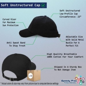 Baseball Caps Custom Soft Baseball Cap Destruction Word Deplorable A Embroidery Twill Cotton - Black - CR195OXSK5R $13.11