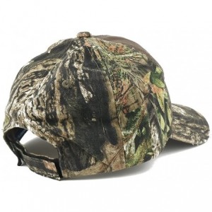 Baseball Caps US American Flag Patch Mossy Oak Realtree Camo Adjustable Cap - Choclate - Black Red Patch - CQ12MAEGU5C $18.43