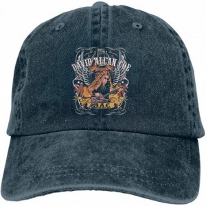 Skullies & Beanies David Allen Coe Unisex Adjustable Hat Travel Sunscreen Caps - Navy - CA18RK80GNN $10.97