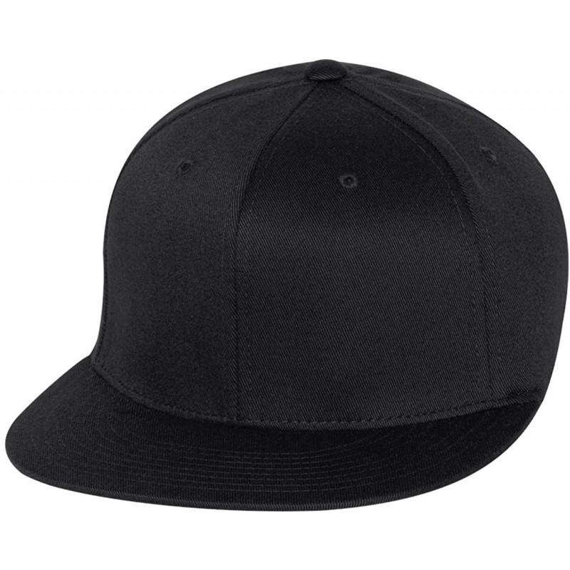 Baseball Caps Yupoong Wooly Sewn Eyelets Baseball Cap- Black- Large / X-Large - CM113BUN0SH $8.30