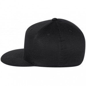 Baseball Caps Yupoong Wooly Sewn Eyelets Baseball Cap- Black- Large / X-Large - CM113BUN0SH $8.30