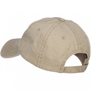 Baseball Caps Arizona State Flag Map Embroidered Washed Cap - Khaki - C0184WWRZUT $19.19