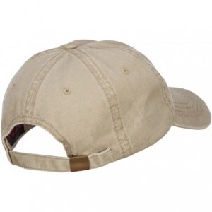 Baseball Caps Arizona State Flag Map Embroidered Washed Cap - Khaki - C0184WWRZUT $19.19