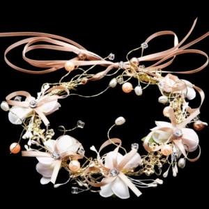Headbands Wedding Headband Wreaths Accessories Bridesmaids - CJ18RD85CSX $9.68