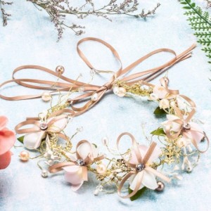 Headbands Wedding Headband Wreaths Accessories Bridesmaids - CJ18RD85CSX $9.68