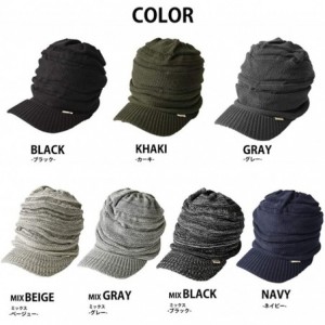 Skullies & Beanies Mens Summer Knit Beanie Hat - Womens Slouchy Visor Cap Winter Baggy Slouch Knit - Mix Beige - C711RL2CSMZ ...