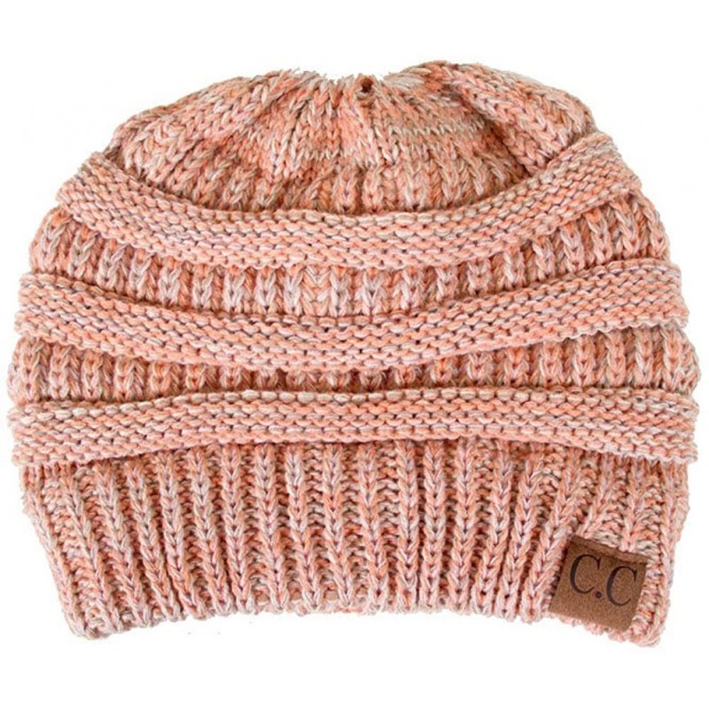 Skullies & Beanies Trendy Warm Chunky Soft Marled Cable Knit Slouchy Beanie - 14 - C4129VX442N $11.03