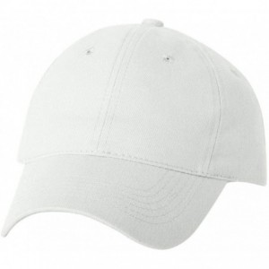 Baseball Caps Sportsman 9610 - Heavy Brushed Twill Cap - White - C81180CSLKX $8.70