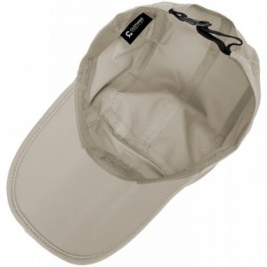 Baseball Caps Unisex Foldable UPF 50+ Sun Protection Quick Dry Baseball Cap Portable Hats - Stone - C718G4KK5LR $10.05