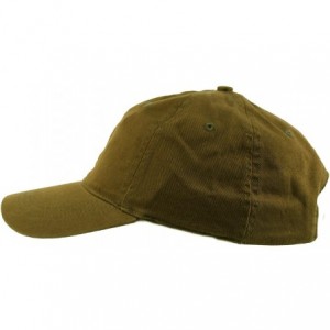 Baseball Caps Everyday Unisex Cotton Dad Hat Plain Blank Baseball Adjustable Ball Cap - Olive - CD12NSNSYML $7.50