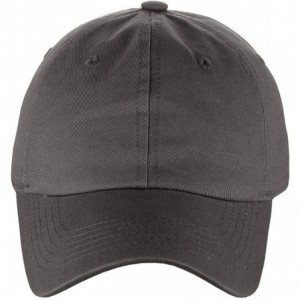 Baseball Caps Unisex Classic Blank Low Profile Cotton Unconstructed Baseball Cap Dad Hat - Charcoal - CS18RT9XZ8M $7.93