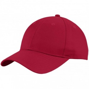 Baseball Caps Uniforming Twill Cap. C913 - Red - CB126B157PB $9.51