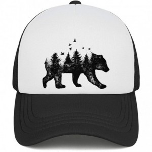 Baseball Caps California Bear Tattoo Drawing Nature Idea Fashion mesh Cap Peak Cap Trucker hat - California Bear Tattoo-2 - C...
