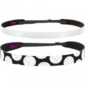 Headbands Adjustable Non Slip Smooth Glitter & Sports Headbands for Girls & Teens Multi Packs - CT189ZA5WTU $10.78