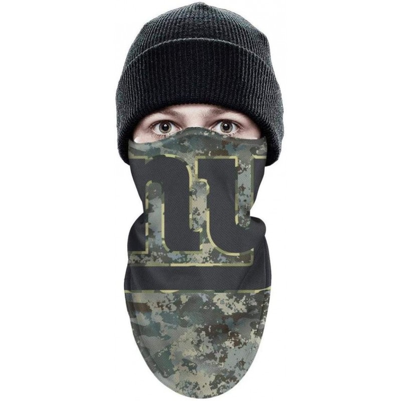 Balaclavas Half Balaclava Fleece Winter Warm Camouflage Camo Winter Face Mask for Mens Womens - White-4 - CM18NXCWN3X $16.82