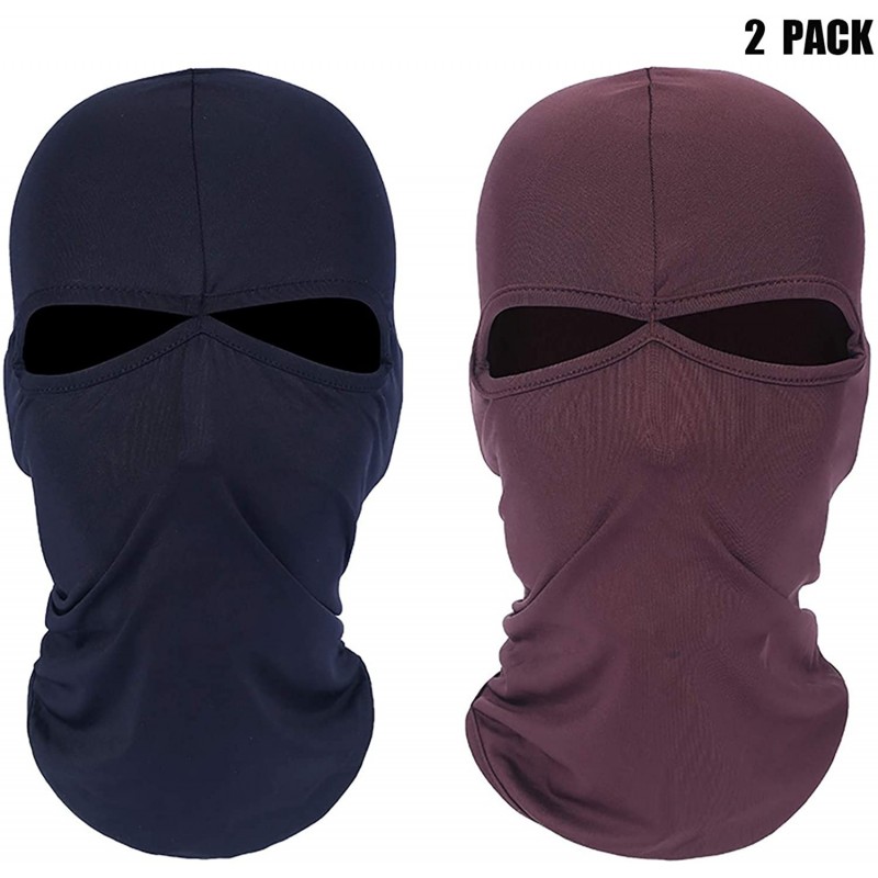 Balaclavas Balaclava Face Mask Pack of 2 - Ski and Winter Sports Headwear- Neck Gaiter and Motorcycle Helmet Liner MK8 - CN18...