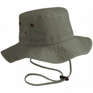 Sun Hats Unisex Outback UPF50 Protection Summer Hat/Headwear - Olive Green - CE11E5OBE6D $22.79