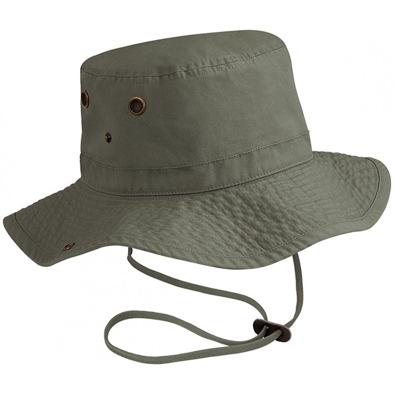 Sun Hats Unisex Outback UPF50 Protection Summer Hat/Headwear - Olive Green - CE11E5OBE6D $14.07